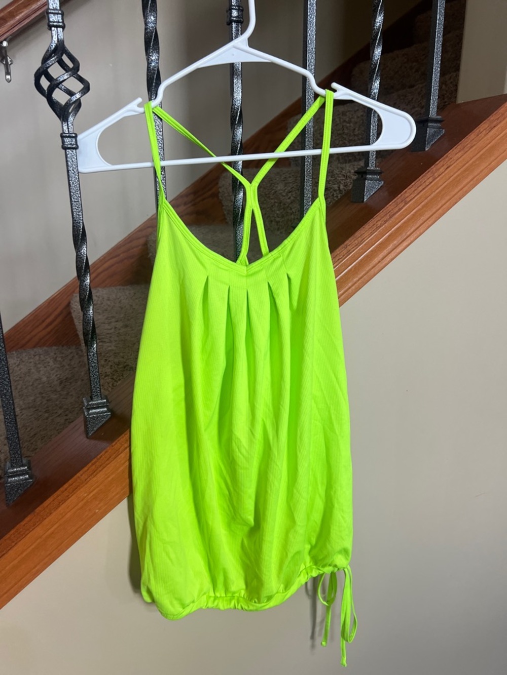 Old Navy Neon Lime Strappy Tank Top